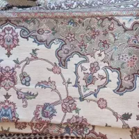 رو فرشی ۱۲ متری یک جفت نخ ابریشمی درحد نو