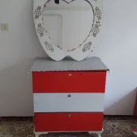 میز ارایش با ایینه MDF