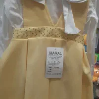 پیراهن سارافون دوتکه دخترانه