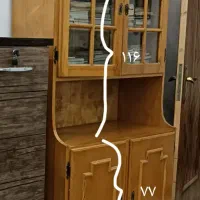 کمد کتابخانه چوبی و دراور تخفیف پای معامله