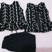 لباس دخترانه، بچگانه، تاپ شلوارک، محرم