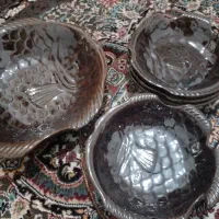 فروشی ظروف هفت تیکه سفالی.قهوه خوری