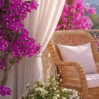 پرده دوزی زیبا دکور