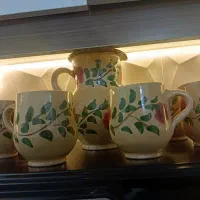 پارچ و لیوان سفال اصل کار یزد