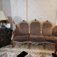 مبل استیل ۹ نفره به همراه ۳ عدد گل میز