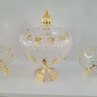 شکلات خوری و دو عدد قندان