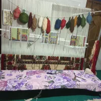 فرش دستباف نیمه بافته شد