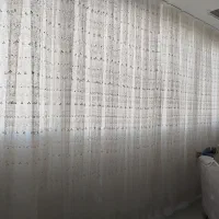 ۴ متر پرده تور سالم تمیز در حد نو بدون مشکل