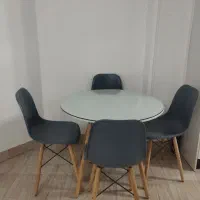 میز نهارخوری ۴ نفره کم جا