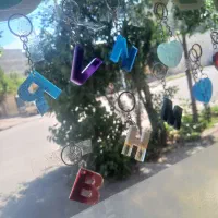 جاکلیدی (عمده) رزینی حروف انگلیسی