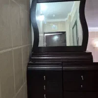 میز آرایش با ۶ کشو،کاملا چوب