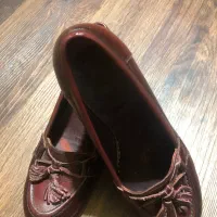 کفش چرم ۳۷ سماقی رنگ