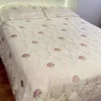ست روتختی و روبالشتی دو نفره عروس