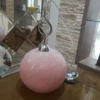 لوستر چراغ خواب صورتی