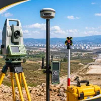 نقشه‌برداری تخصصی  توتال استیشن و GPS مولتی و UTM