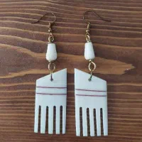 گوشواره عاج بوفالو