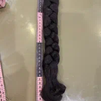 مو طبیعی چیده شده رنگ مشکی کاملا سالم