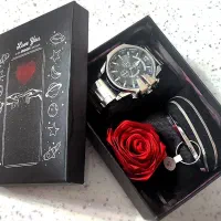 کادو پسرانه ساعت و زنجیر