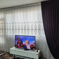 پرده پذیرایی و آشپزخانه