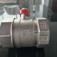 شیر فلکه گازی برنجی 2/5 اینچ ایتالیا
