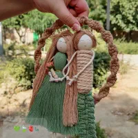 آویز عروسک مکرومه اقتصادی