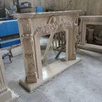 شومینه سنگی. سنگ