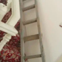 نردبان چوبی 3متری سفت و محکم فقط1/400