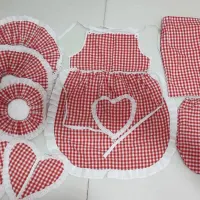 سرویس آشپزخانه، پیشبند، دستگیره، دمی
