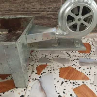 منقل گالوانیزه کبابی فن دار درب کشویی