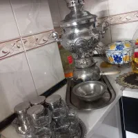 سماور گازی قدیمی مال مادر بزرگ.