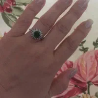 دستبند استیل و انگشتر نقره 3 و نیم گرم