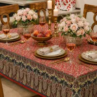 تولیدی سفره های پارچه ای  به صورت تک‌ و عمده