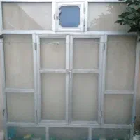 پنجره به ابعاد ۲۲۰ در ۲۲۰ الومنیوم