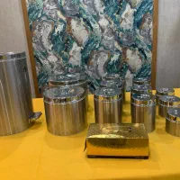 پا سماوری استیل سرویس اشپزخانه