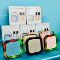 اسپیکر دو میکروفون بچگانهzqs k12/ پرداخت درب منزل