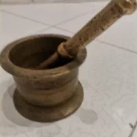 هاونگ قدیمی برنجی سنگین