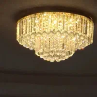 لوستر چند رنگی کنترلی سقفی