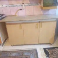 کابینت ۳ درب و ورق سفید جنس خوب