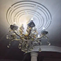 لوستر کریستال و چینی خارجی و استیل