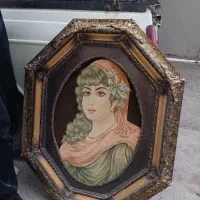 تابلو فرش دست بافت نخ ابریشم