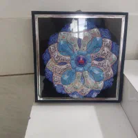 بشقاب مینا کاری