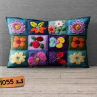 روبالشتی مخمل سه بعدی کد 010 تا 030 طرح یکتا