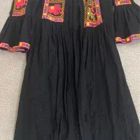 مانتو خامه دوزی اینه کاری مزون دوز