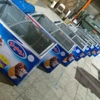 فریزر صندوقی دی شیشه ای  یخچال  بستنی