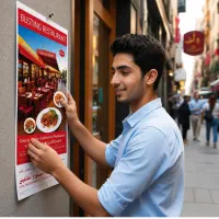تراکت پخش کن هستم *در کل مناطق تهران
