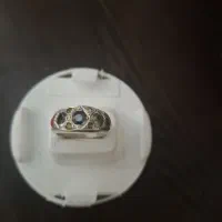 انگشتر نقره زمرد سلطنتی