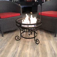 آتشدان گازی حیاط تراس بالکن باغی ویلایی فایرپیت