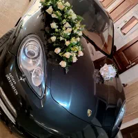 گل آرایی.ماشین عروس. شب یلدا.چیدمان جهیزیه عروس