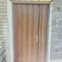 در چوبی دولنگه ورودی خانه و ساختمان