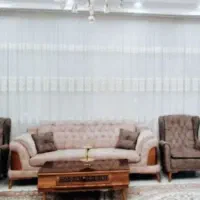 پرده سالن پذیرایی سالم و نو